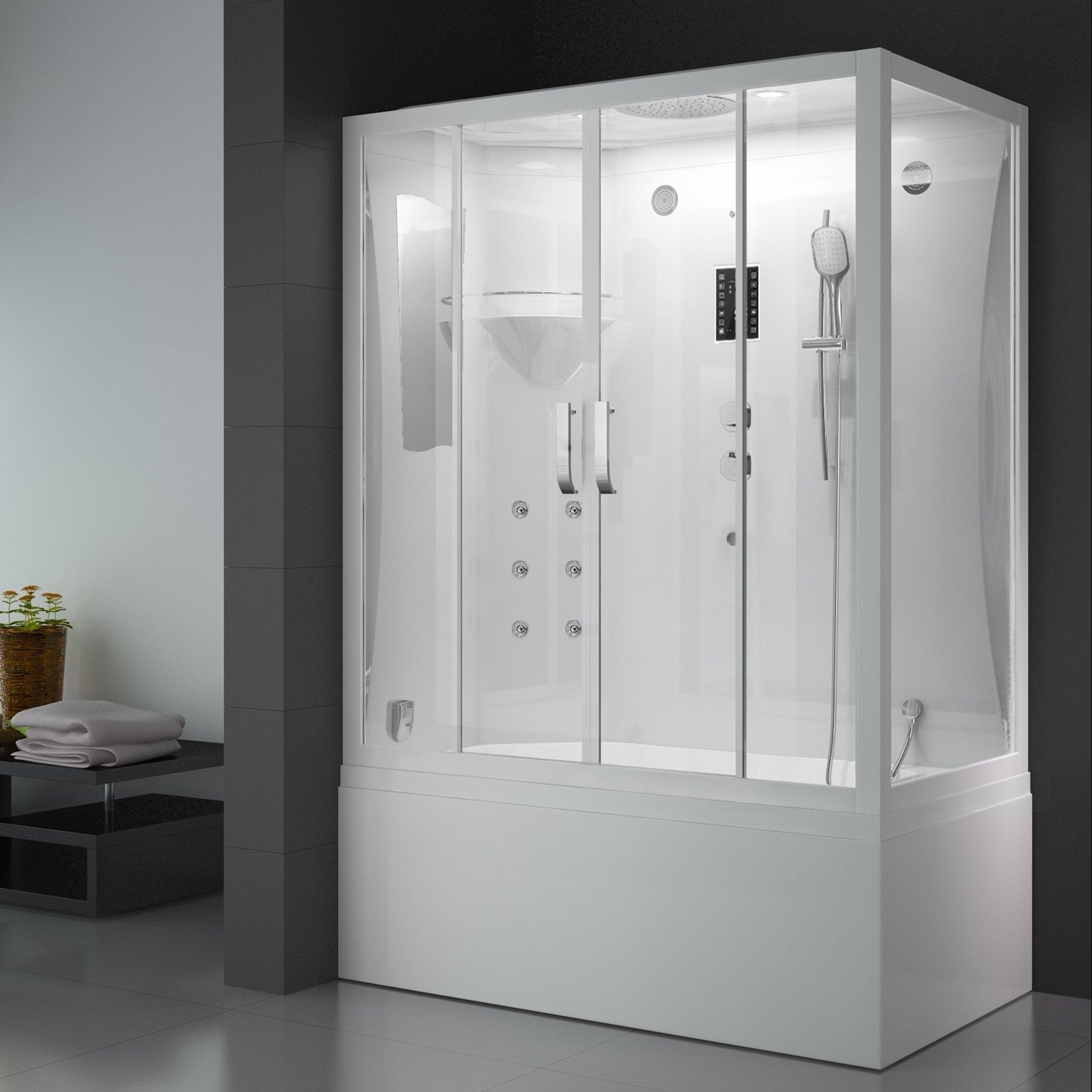 Aspen Luxury Steam Shower Tub - Aquapeutics LLC