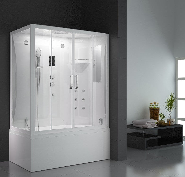 Aspen Luxury Steam Shower Tub