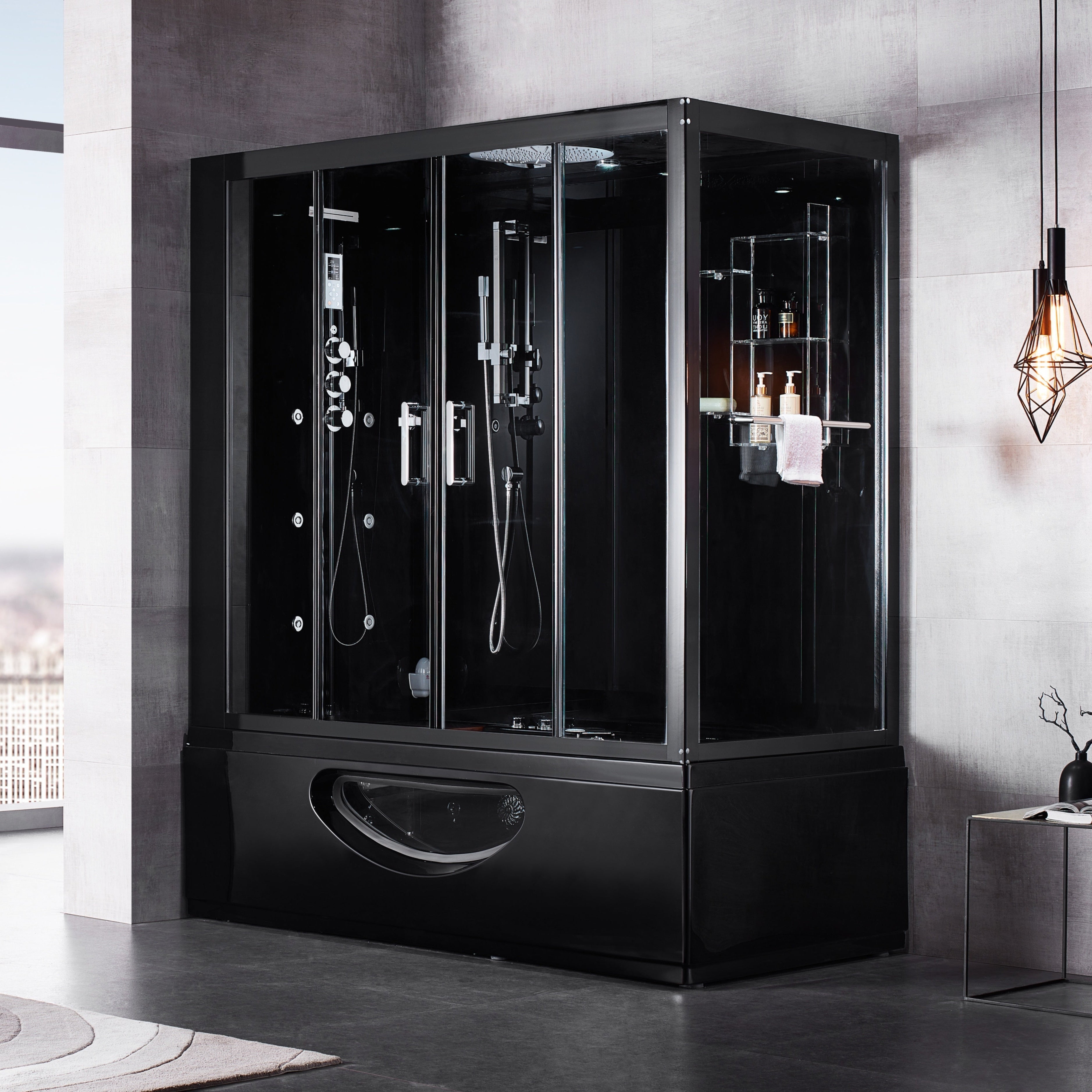 St Johns Luxury Steam Shower Tub - Aquapeutics LLC